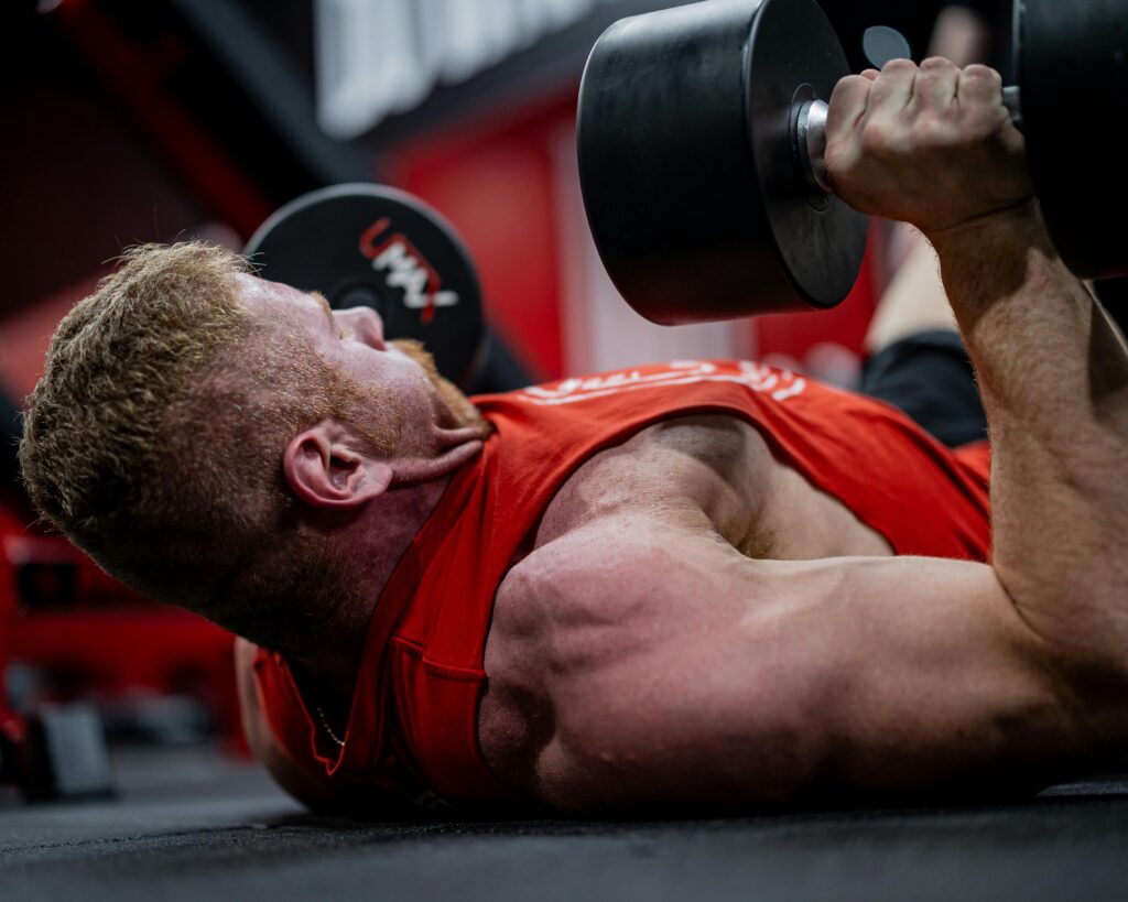 Floor Dumbbell - Chest Dumbbell Exercises